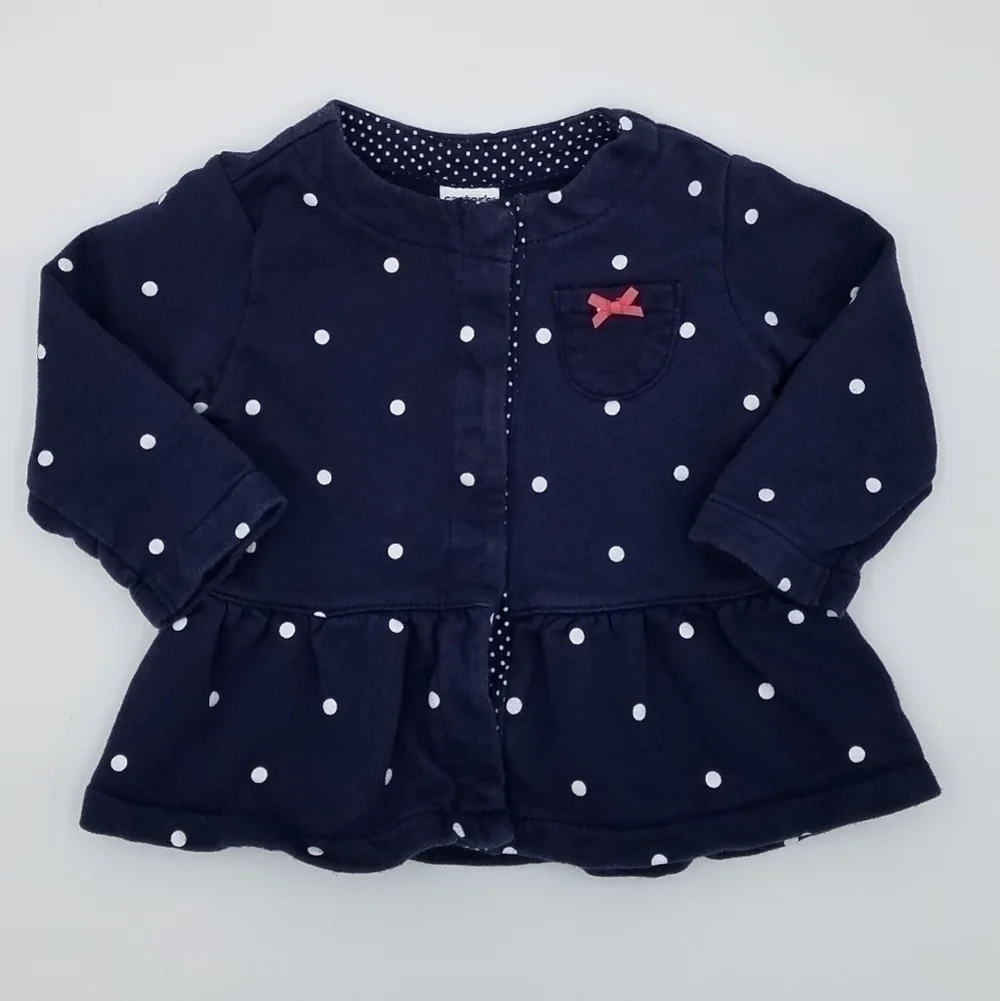 Carter's Polka Dot Jacket Cardigan 6m